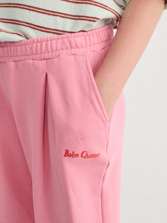 [ Bobo Choses] Stright Jogging Pants - Pink