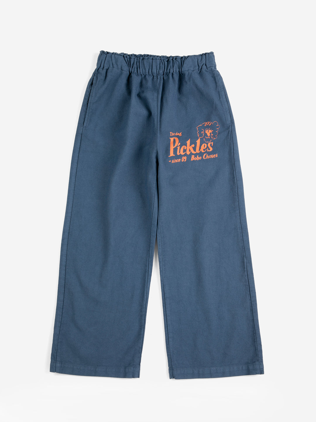 [ Bobo Choses] Pickles The Dog Woven Pants - Navy Blue