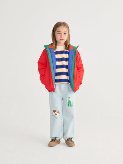 [ Bobo Choses] Reversible Light Anorak - Multicolor