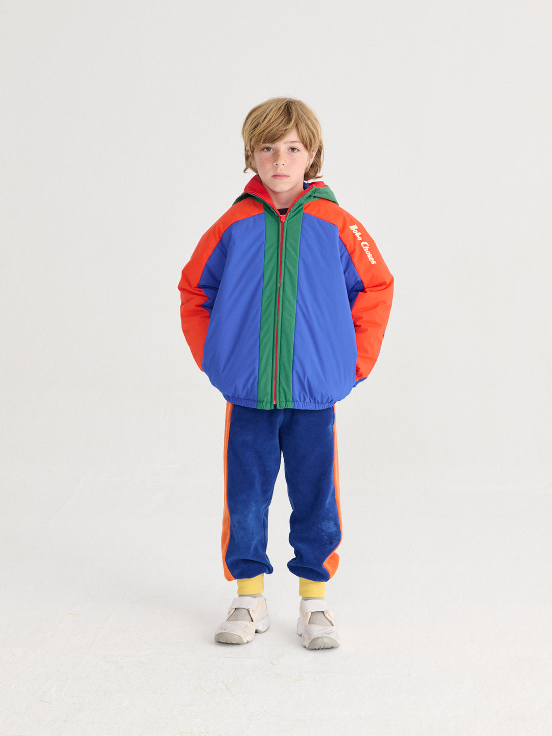 [ Bobo Choses] Reversible Light Anorak - Multicolor