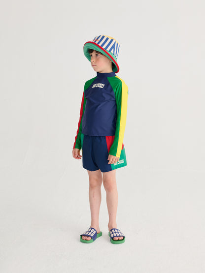 [Bobo Choses] Bobo Choses color block swim T-shirt  - Multicolor