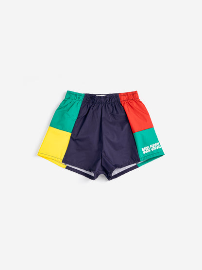 [Bobo Choses] Color Block Swim Trunks - Multicolor