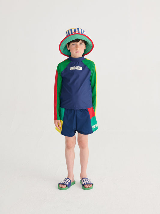 [Bobo Choses] Bobo Choses color block swim T-shirt  - Multicolor