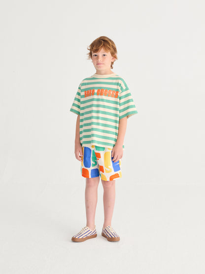 [Bobo Choses] Color All Over Swim Board Shorts - Off white