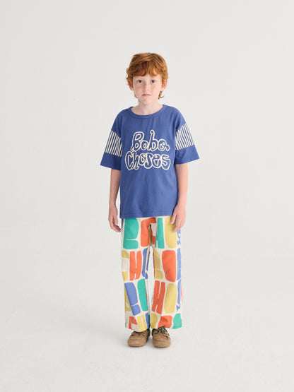 [Bobo Choses] By Hand T-shirt - Navy Blue