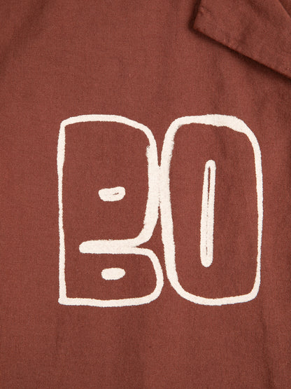 [Bobo Choses] Thin Woven Shirt - Brown
