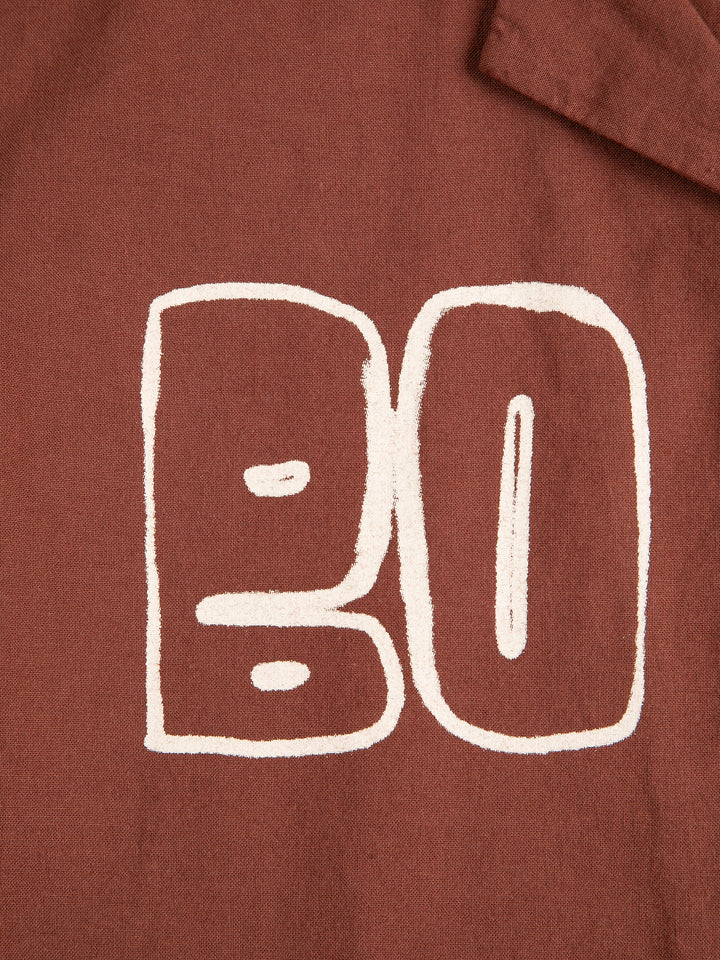 [Bobo Choses] Thin Woven Shirt - Brown