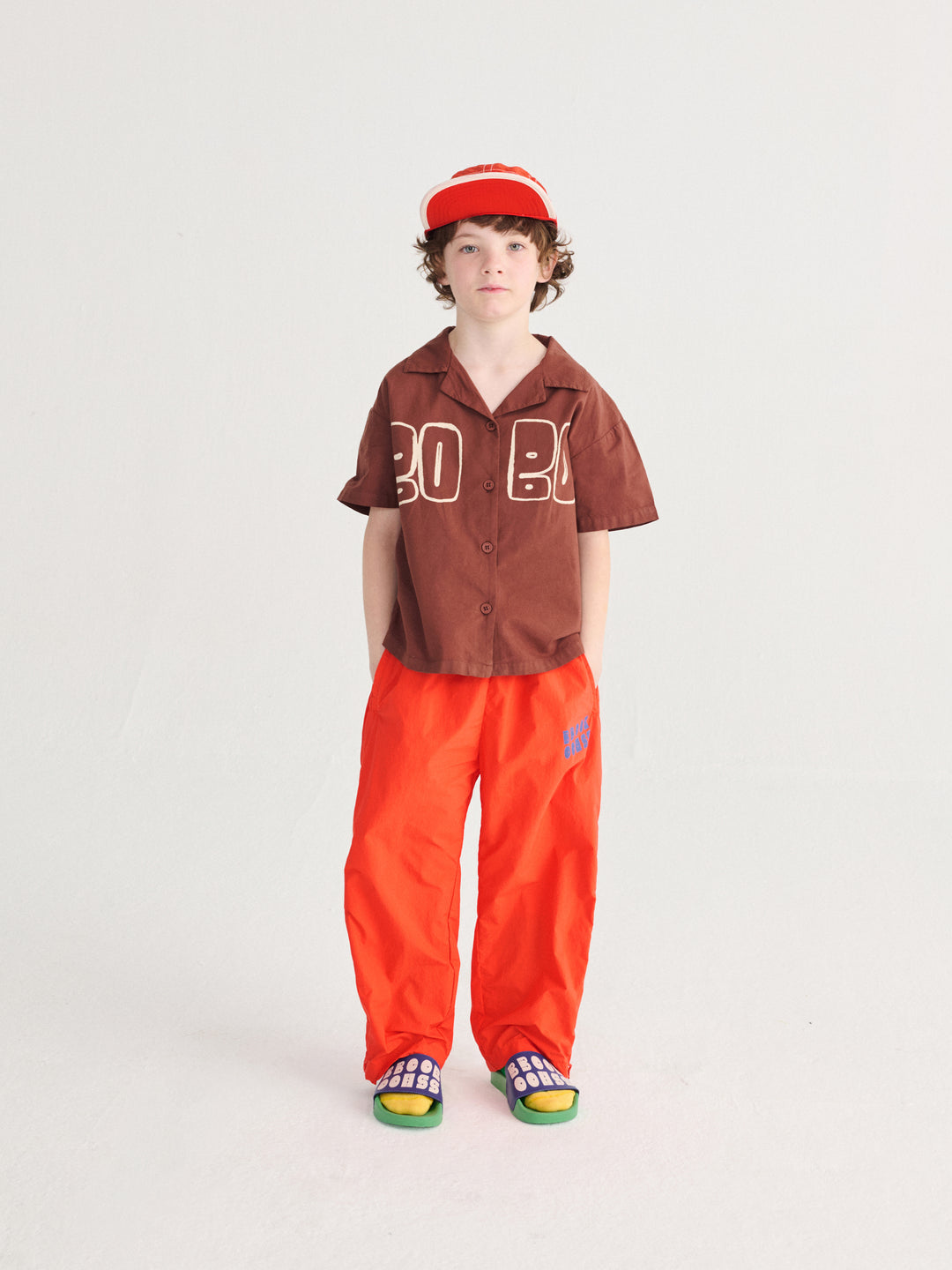 [Bobo Choses] Thin Woven Shirt - Brown