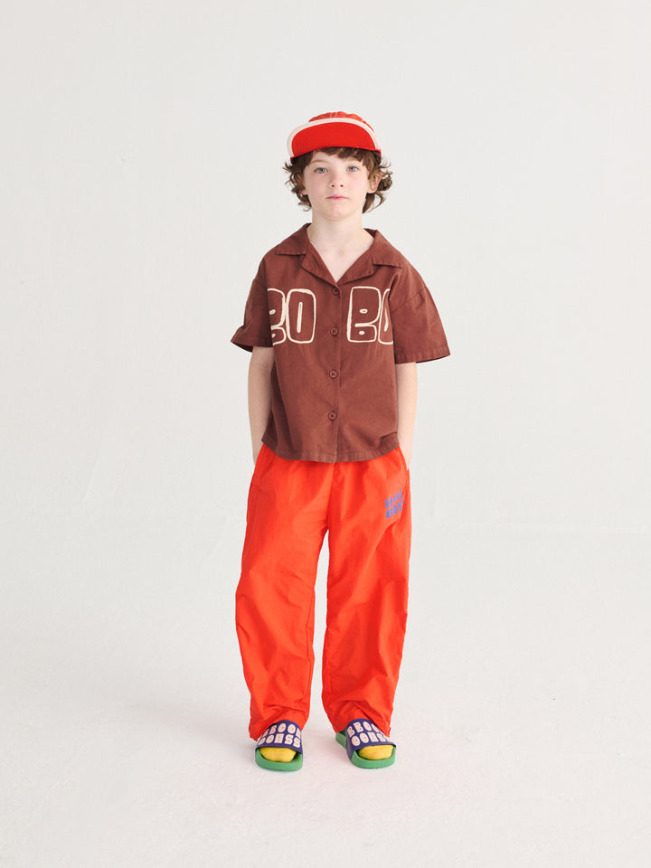 [Bobo Choses] Thin Woven Shirt - Brown