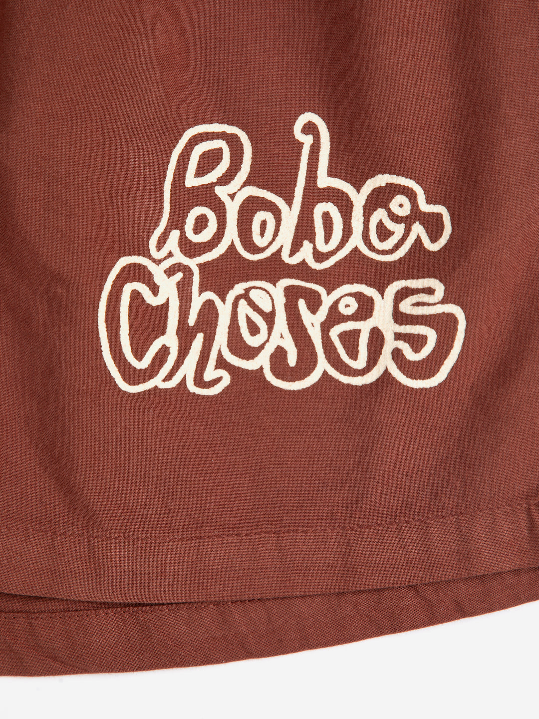 [ Bobo Choses] Hand Woven Bermuda Shorts - Brown