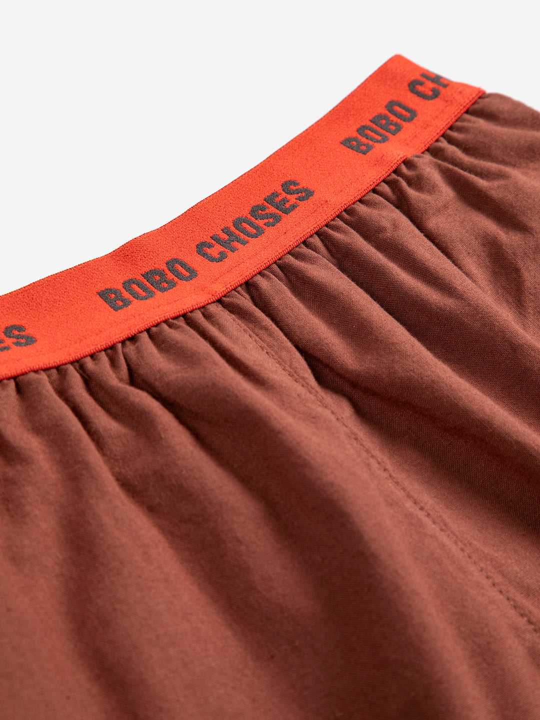 [ Bobo Choses] Hand Woven Bermuda Shorts - Brown