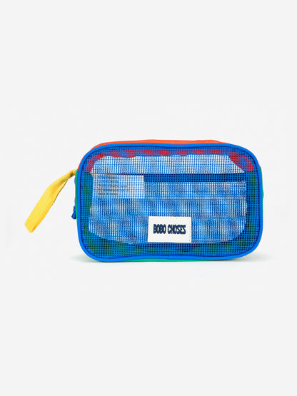 [ Bobo Choses] Color Block Mesh Pouch