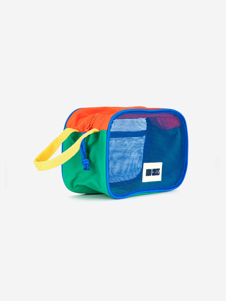 [ Bobo Choses] Color Block Mesh Pouch