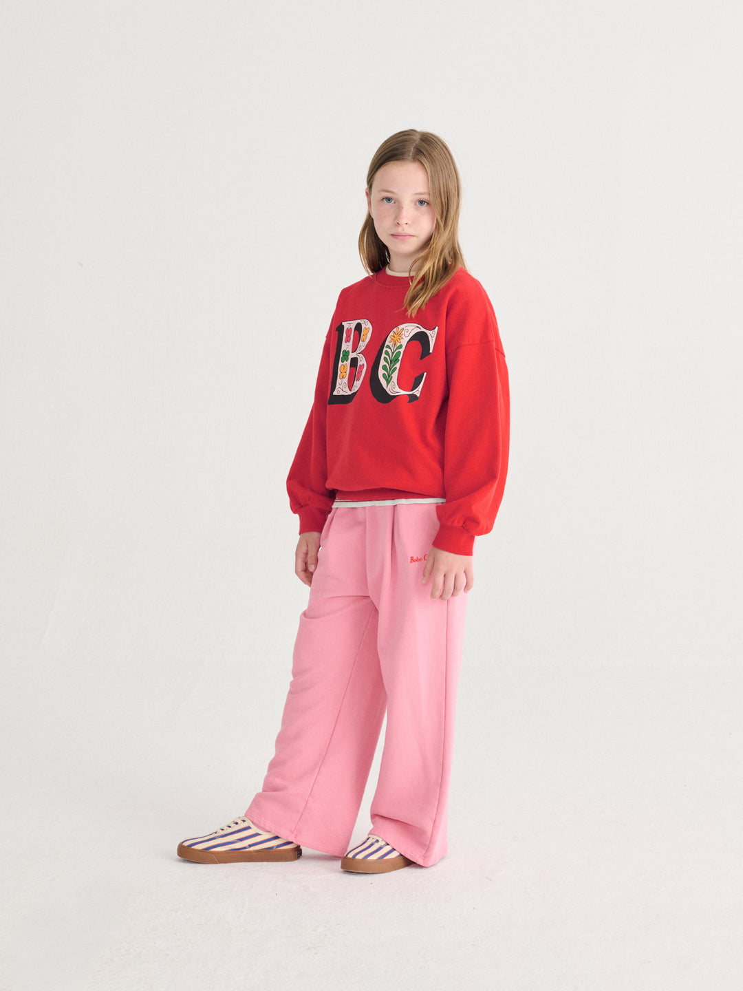 [ Bobo Choses] Stright Jogging Pants - Pink