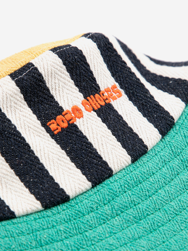 [ Bobo Choses] Striped Bucket Hat - Multicolor