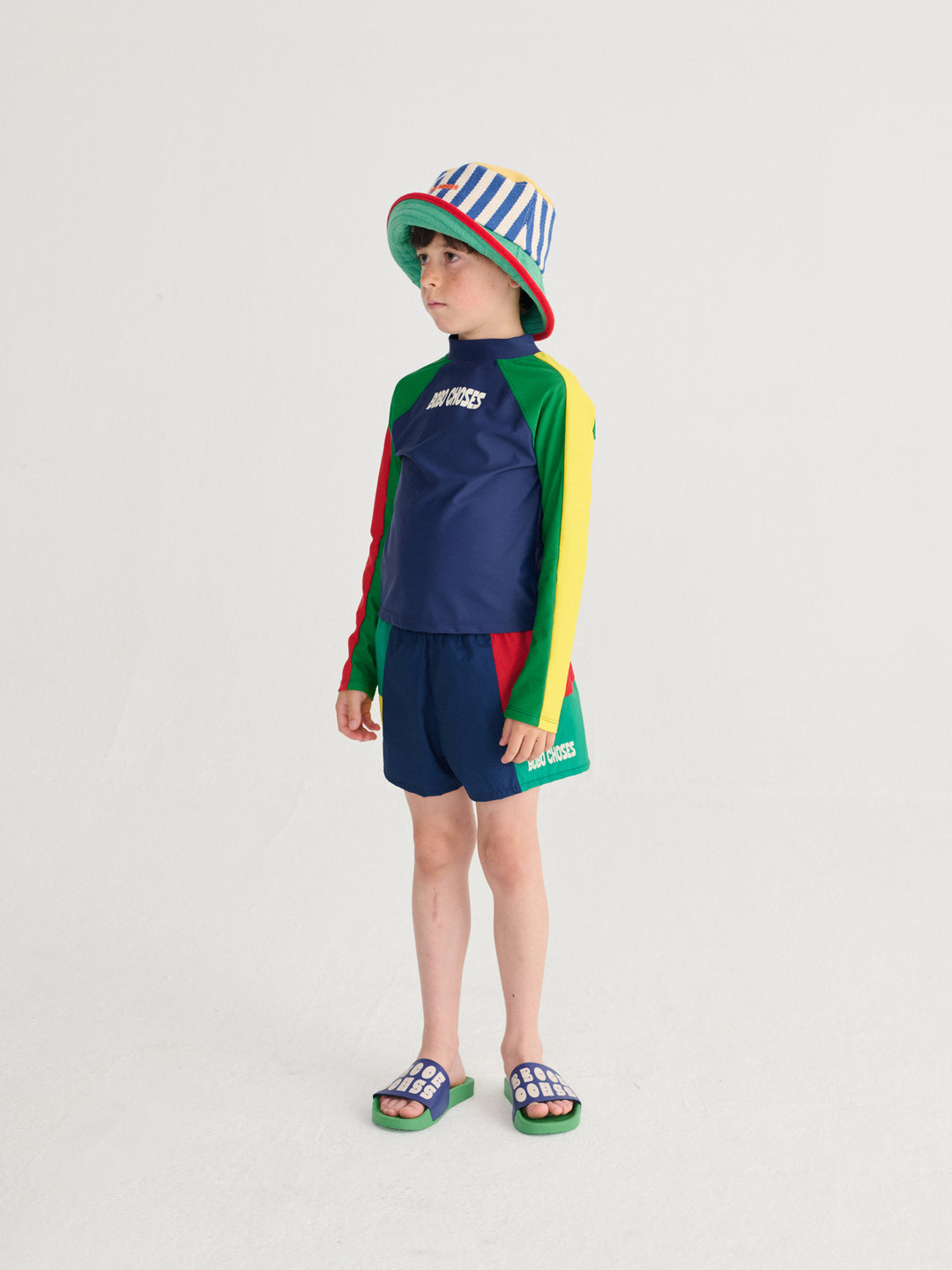 [ Bobo Choses] Striped Bucket Hat - Multicolor