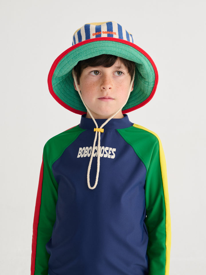 [ Bobo Choses] Striped Bucket Hat - Multicolor