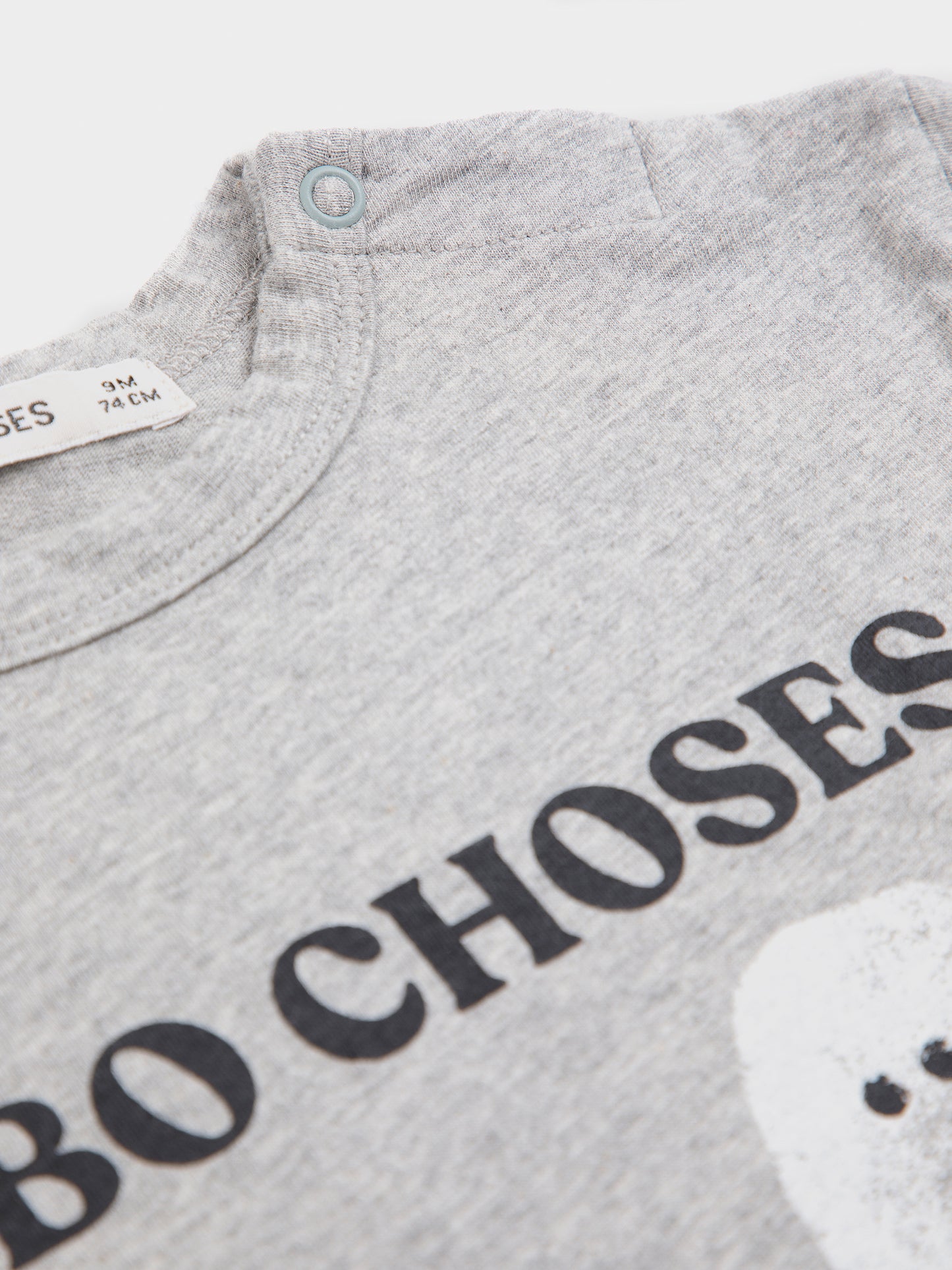 [Bobo Choses]Baby Booty Ghosts T-shirt - Heather Grey