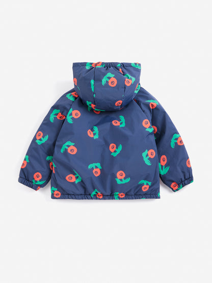 [Bobo Choses]Stamp Bloom all over reversible anorak-Navy