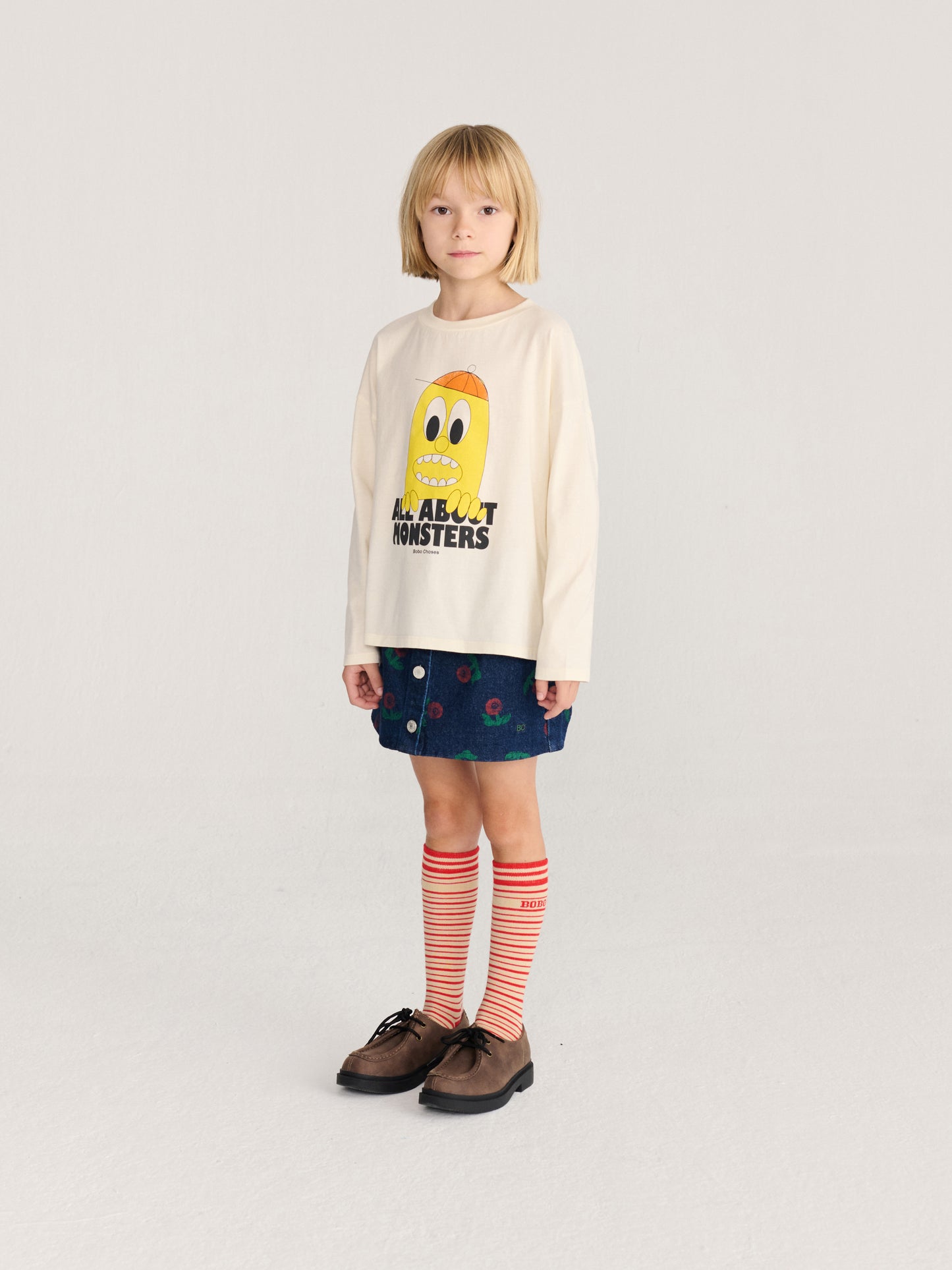 [Bobo Choses]Bigtooth Lemon T-shirt - Offwhite