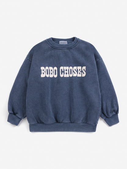 [Bobo Choses]Bobo Choses Pop sweatshirt-Midnight Blue