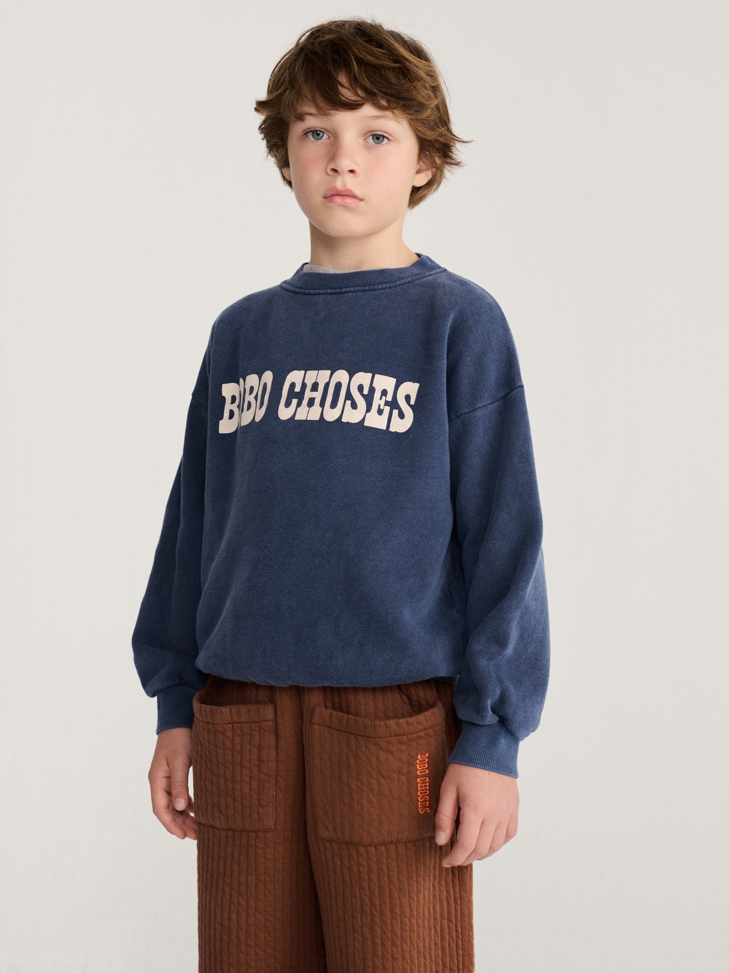 [Bobo Choses]Bobo Choses Pop sweatshirt-Midnight Blue
