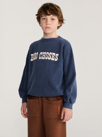 [Bobo Choses]Bobo Choses Pop sweatshirt-Midnight Blue