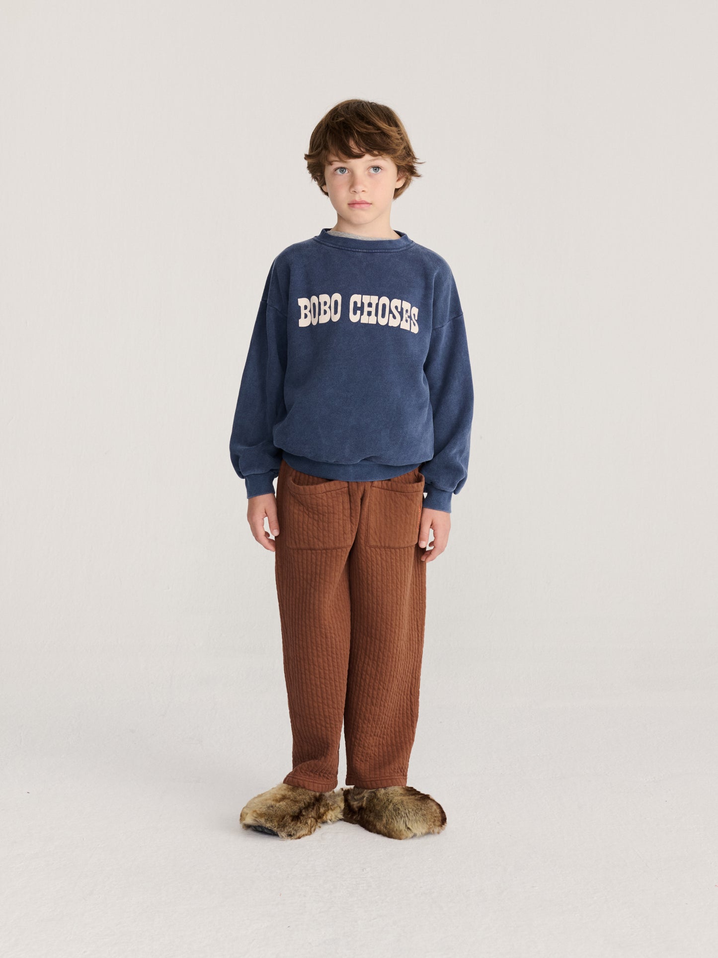 [Bobo Choses]Bobo Choses Pop sweatshirt-Midnight Blue