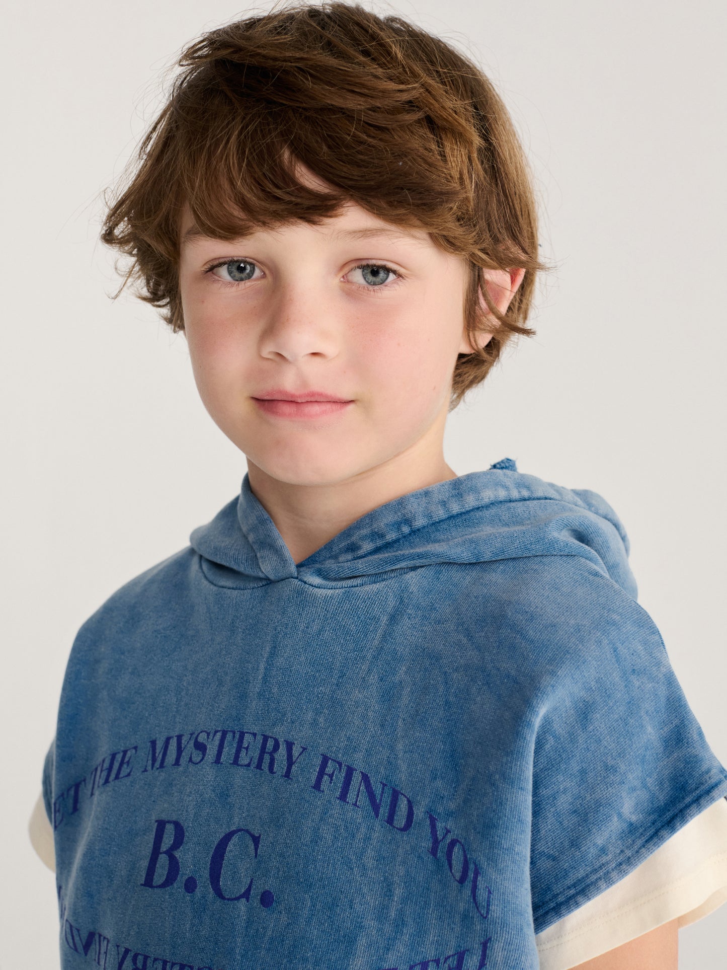 [Bobo Choses]Mystery BC sleeveless hoodie-Blue