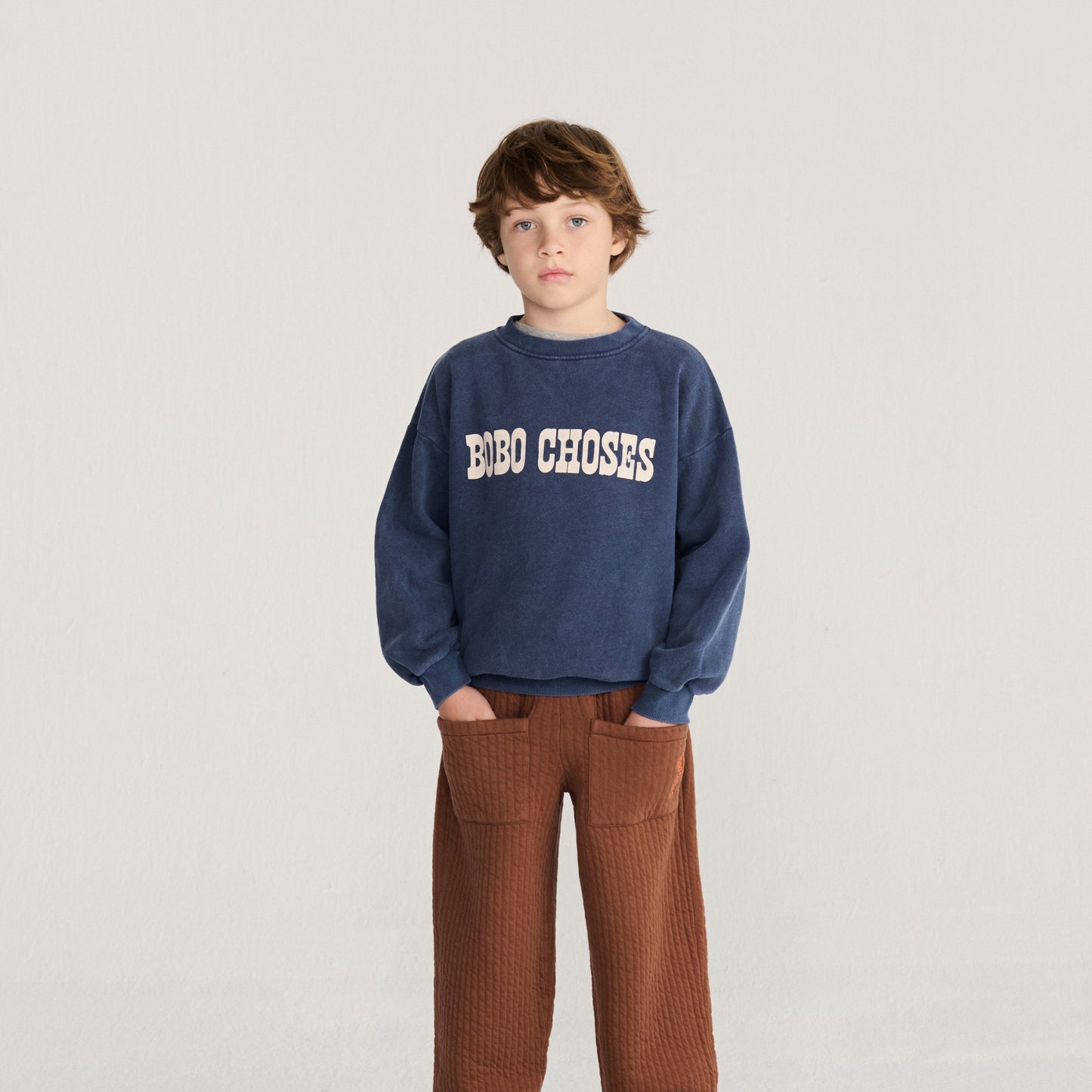 [Bobo Choses]Bobo Choses Pop sweatshirt-Midnight Blue