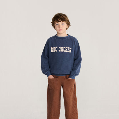 [Bobo Choses]Bobo Choses Pop sweatshirt-Midnight Blue