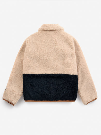 [Bobo Choses]Pixel Abduction all over reversible jacket - Brown