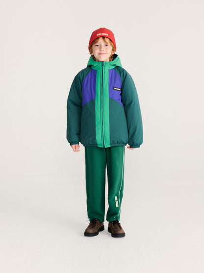 [Bobo Choses] Almost Moire all over reversible anorak-Navy Blue