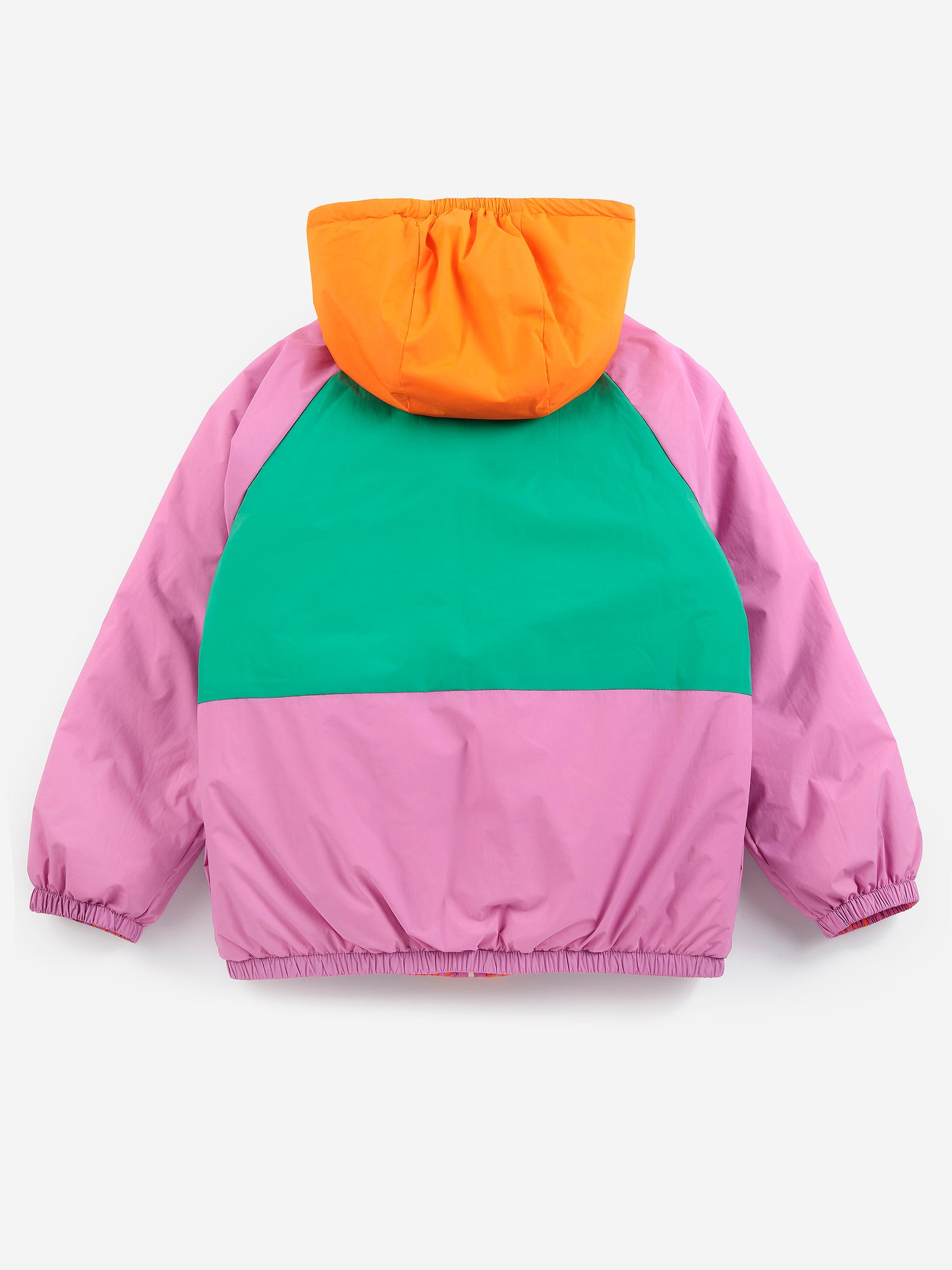 [Bobo Choses] Almost Moire all over reversible anorak-Fuchsia