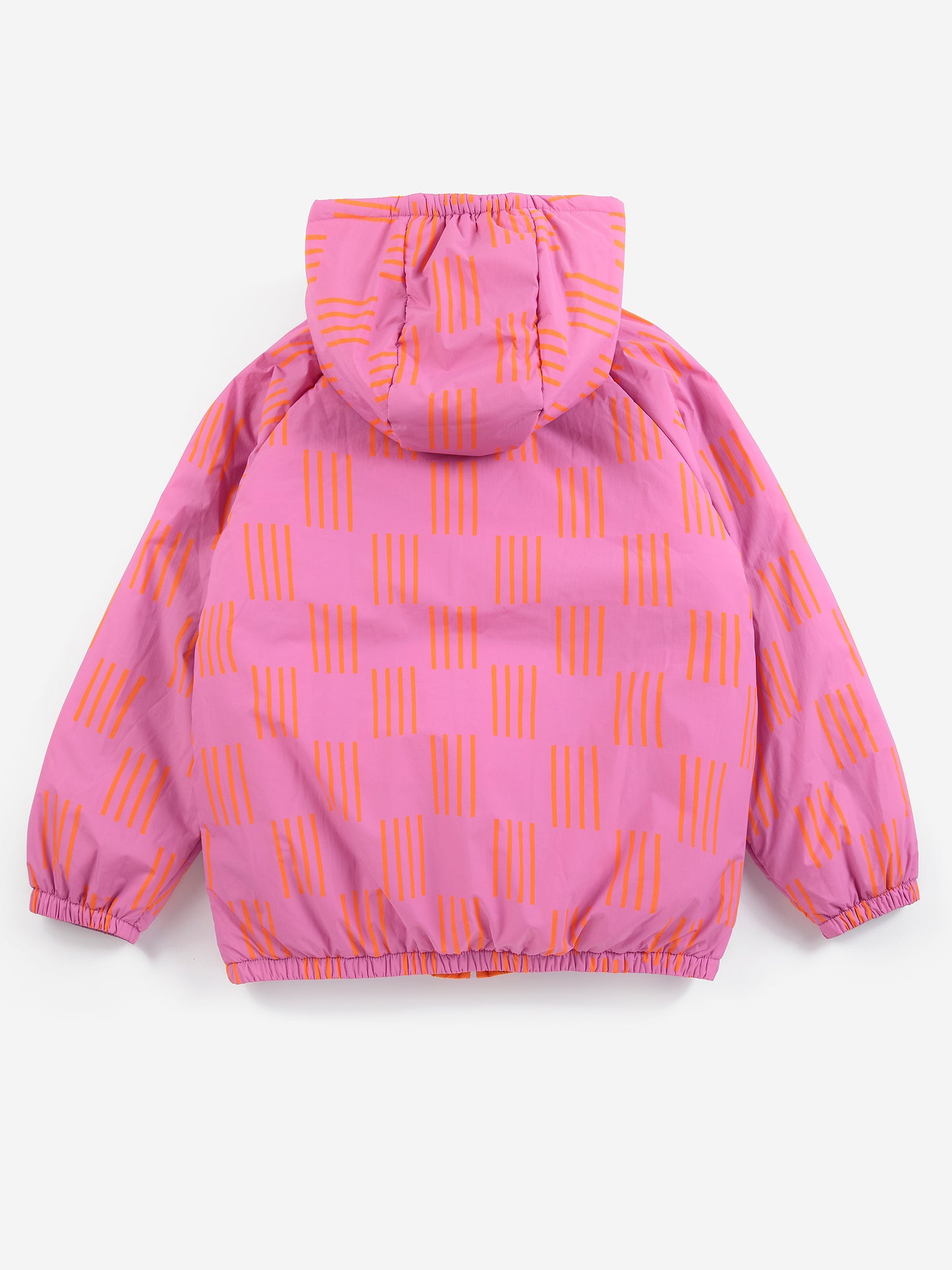 [Bobo Choses] Almost Moire all over reversible anorak-Fuchsia