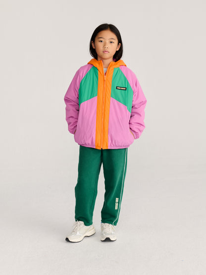 [Bobo Choses] Almost Moire all over reversible anorak-Fuchsia