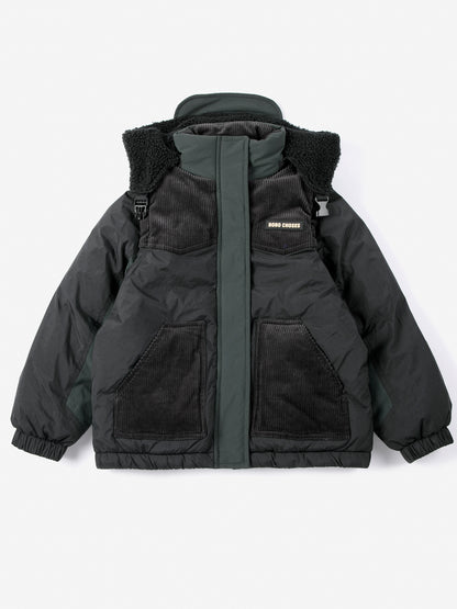 [Bobo Choses]Padded anorak-Midnight Blue