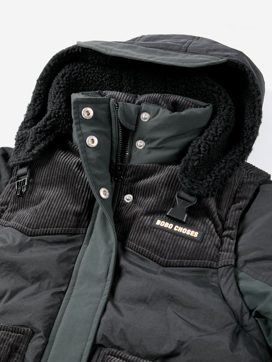 [Bobo Choses]Padded anorak-Midnight Blue
