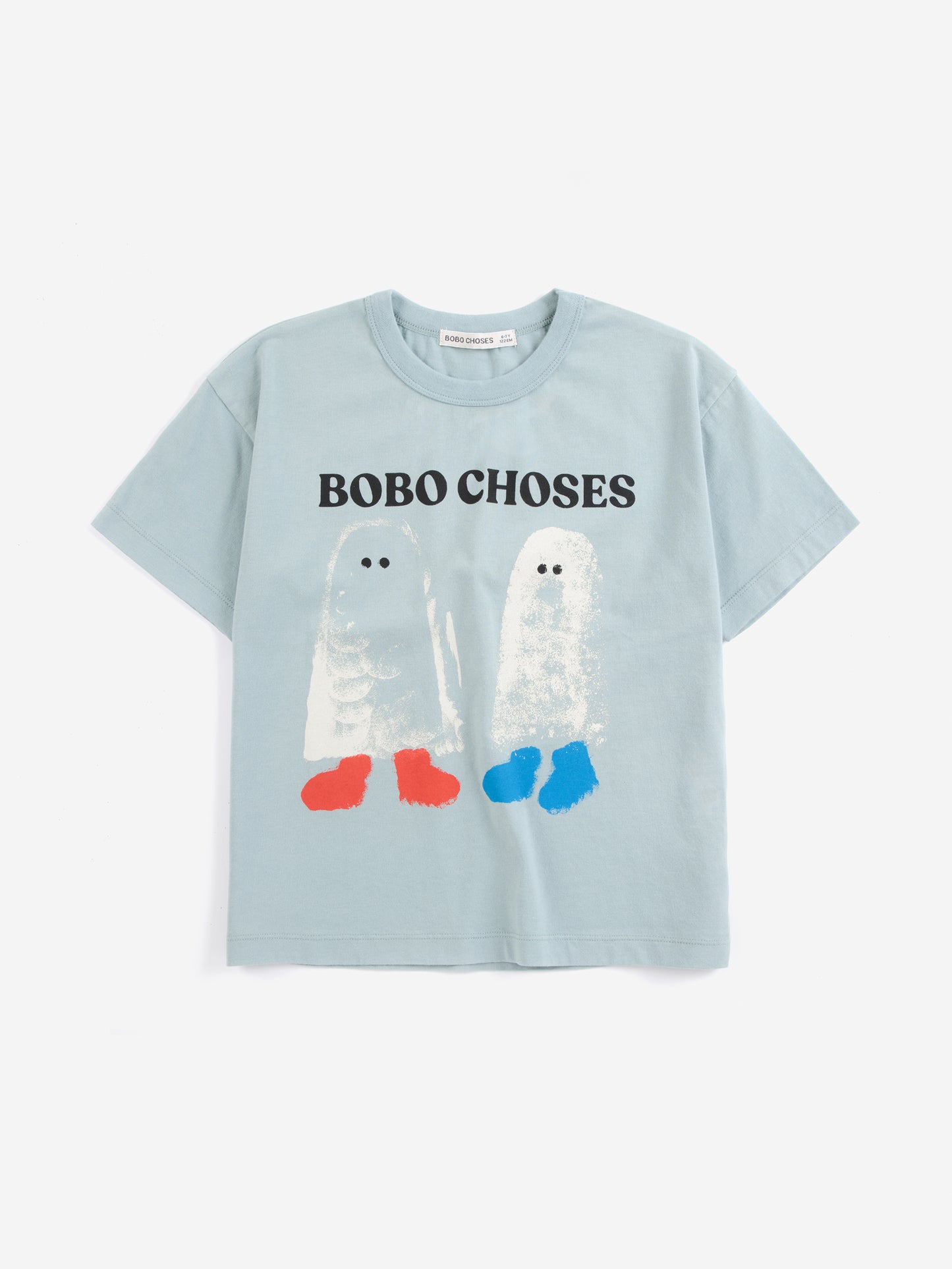 [Bobo Choses]Booty Ghosts T-shirt - Light Blue
