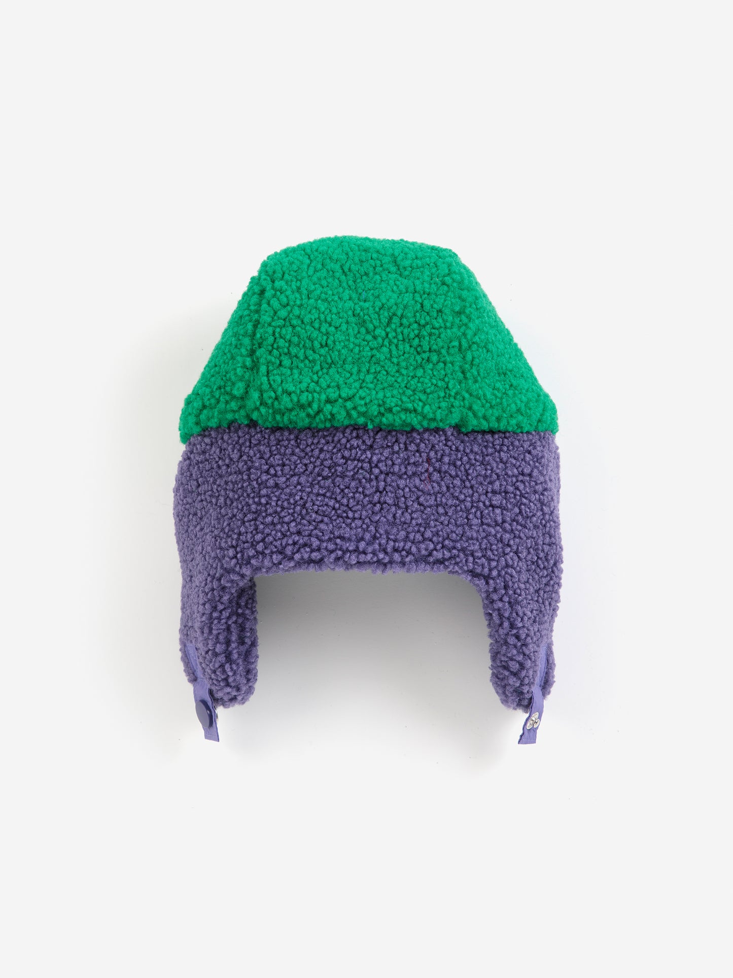 [Bobo Choses]Color block sheepskin chapka-Multicolor