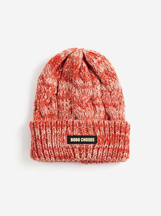 [Bobo Choses]Knitted beanie-Red