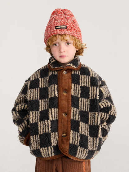 [Bobo Choses]Knitted beanie-Red