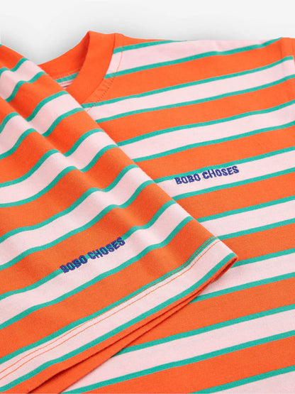 [Bobo Choses]Red Stripes Loungewear Set