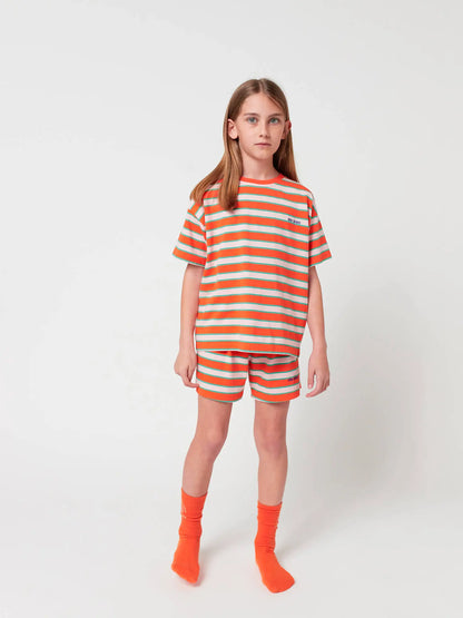 [Bobo Choses]Red Stripes Loungewear Set