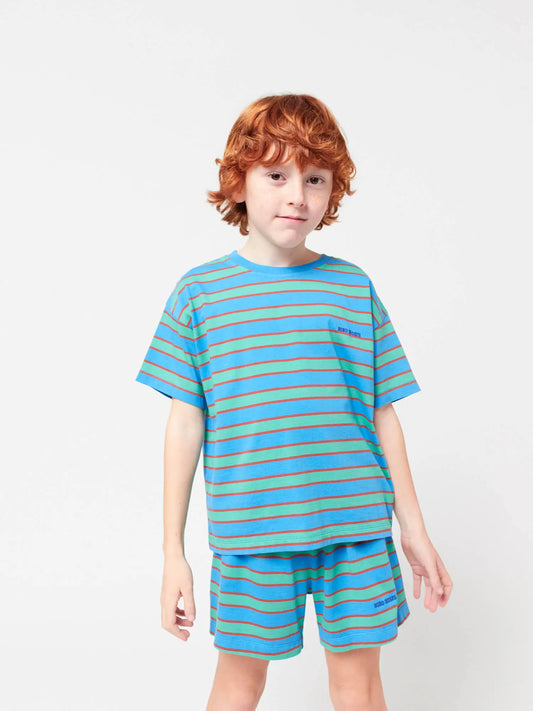 [Bobo Choses]Blue Stripes Loungewear Set