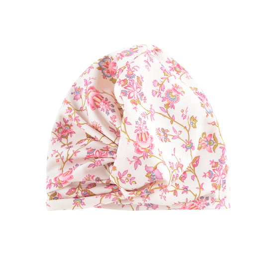[Louise Misha] Abina Bathing Turban - Cream Bucolia Fields