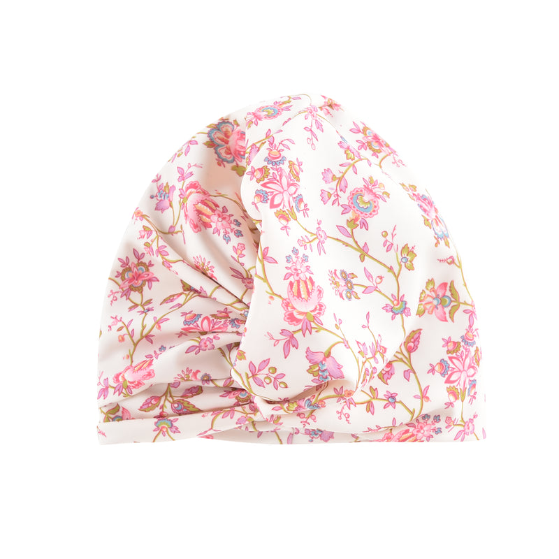 [Louise Misha] Abina Bathing Turban - Cream Bucolia Fields