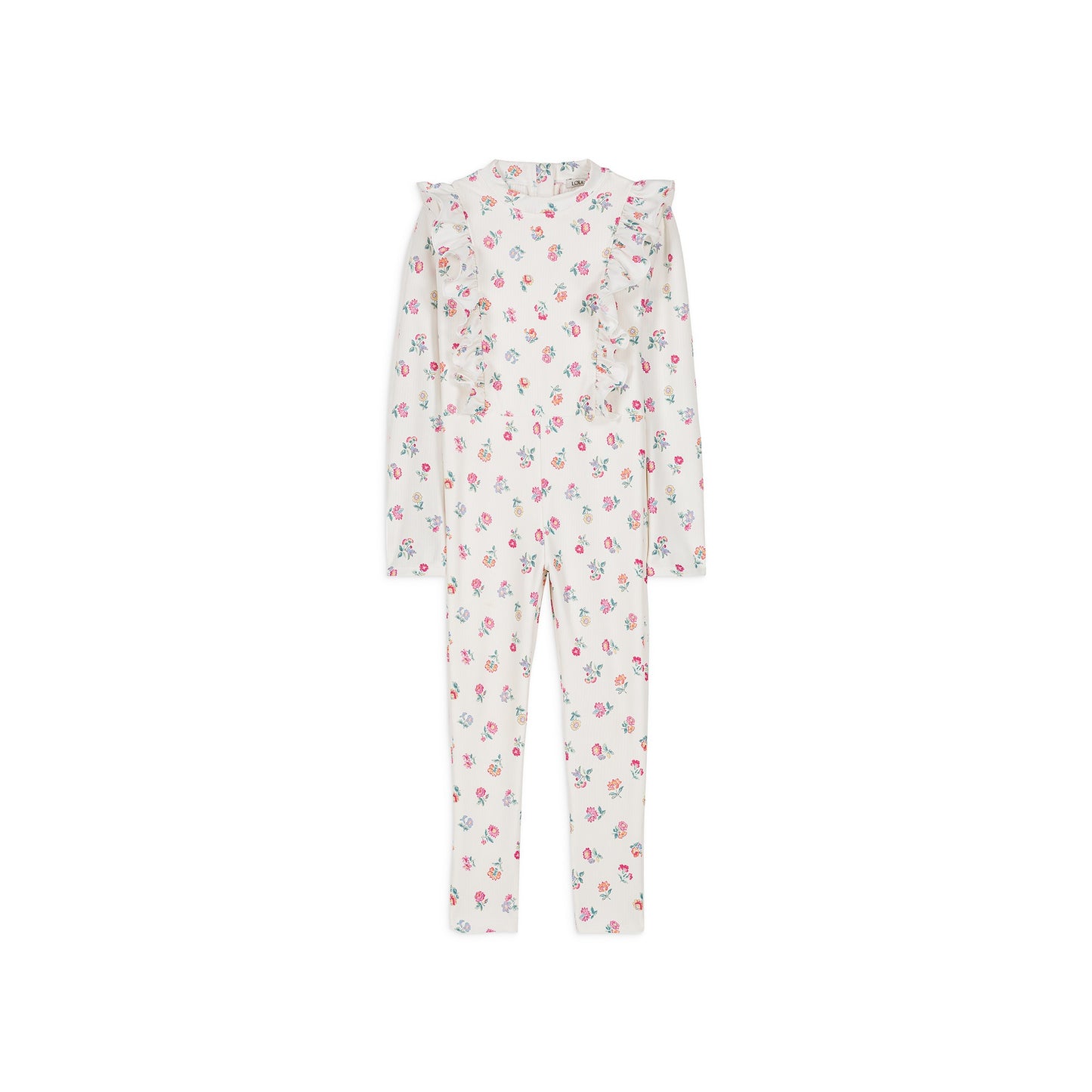 [Louise Misha] Bathing Jumpsuits Linette - White Felcita Flow