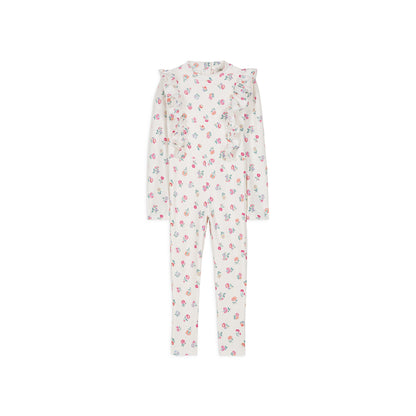 [Louise Misha] Bathing Jumpsuits Linette - White Felcita Flow