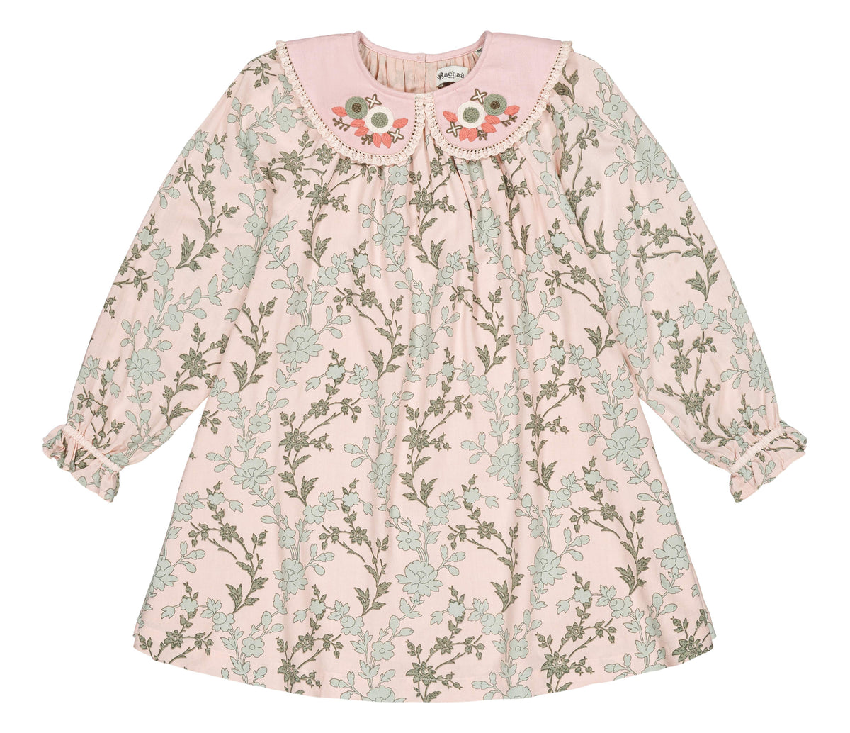 [Bachaa]Berlingot Dress - Souffle givré print